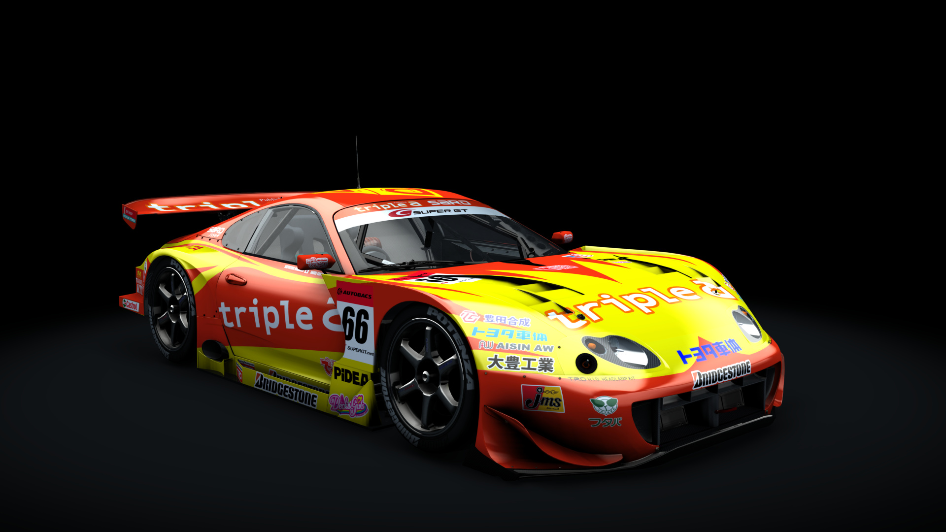 Assetto Corsa】トヨタ スープラ JZA80 GT500 Volk | Toyota JZA80