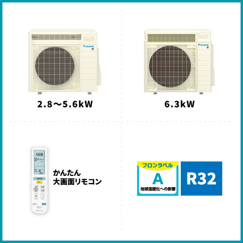 ダイキンエアコン 14畳200V室内＆室外機 リモコン取説12／25以降
