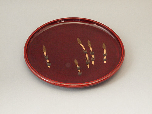 松田権六泥絵銘々盆 その他合作 10枚組