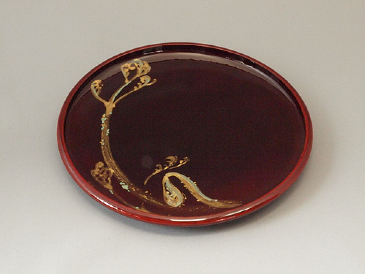 松田権六泥絵銘々盆 その他合作 10枚組