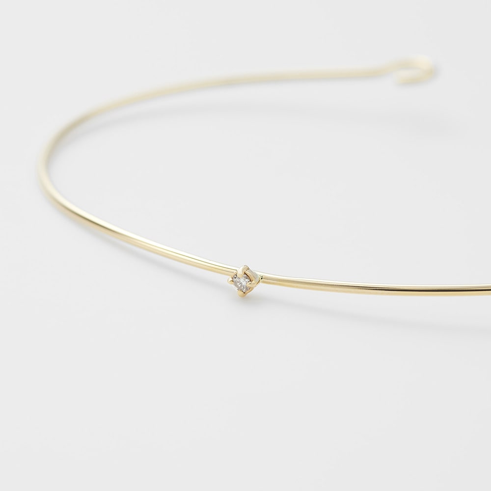 K10ダイヤモンドブレスレットバングル｜ブレスレット｜アガット 公式