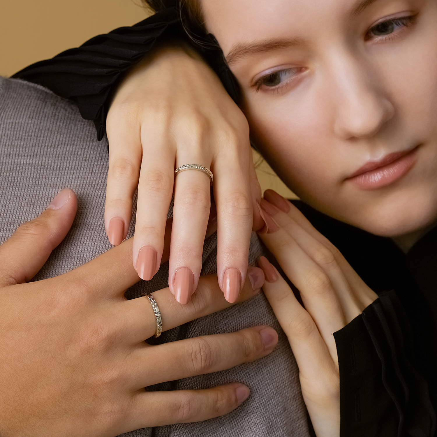 K10シャンパンホワイトゴールドリング(L)｜リング｜アガット 公式