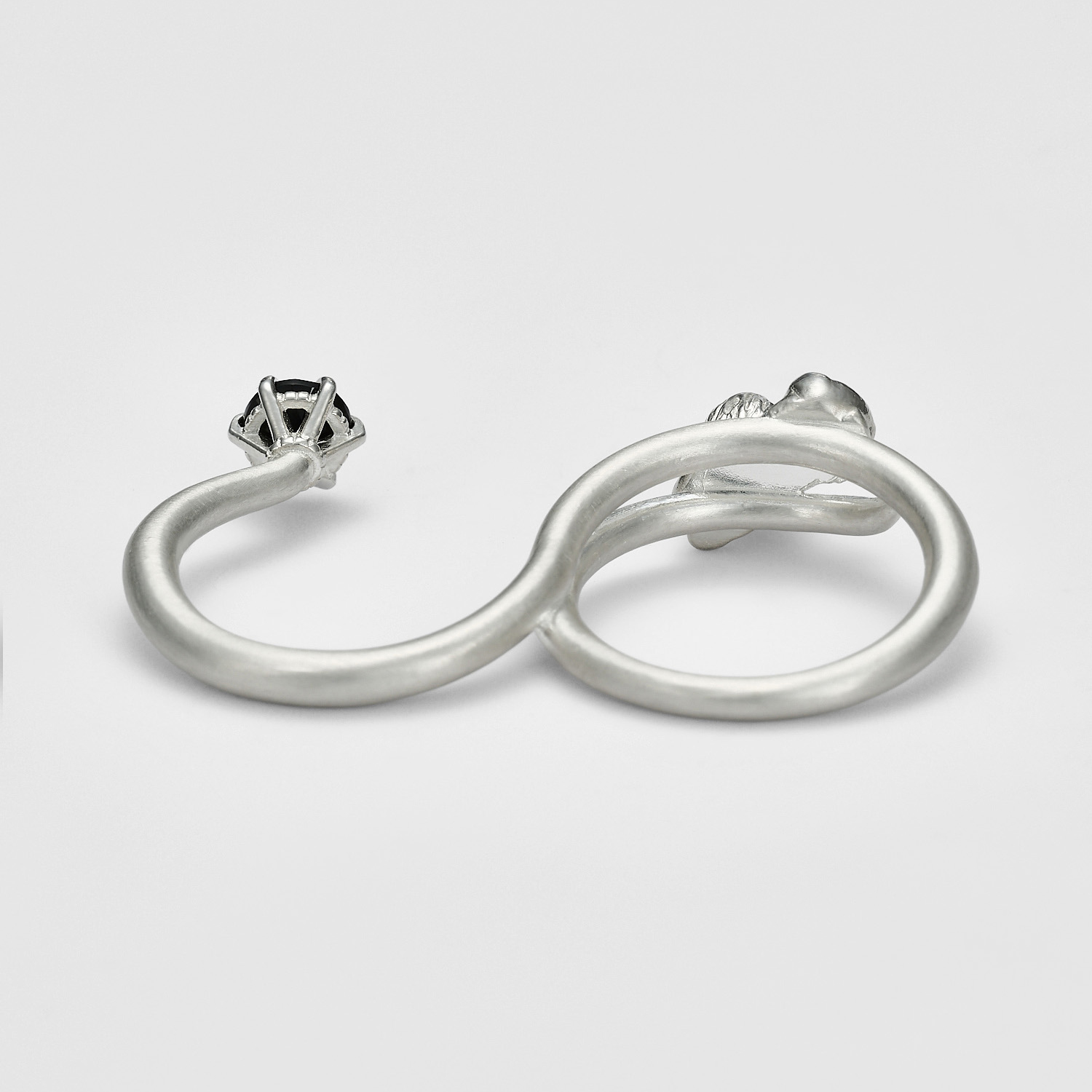 獅子座＞シルバーオブシディアンリング｜リング｜アガット 公式