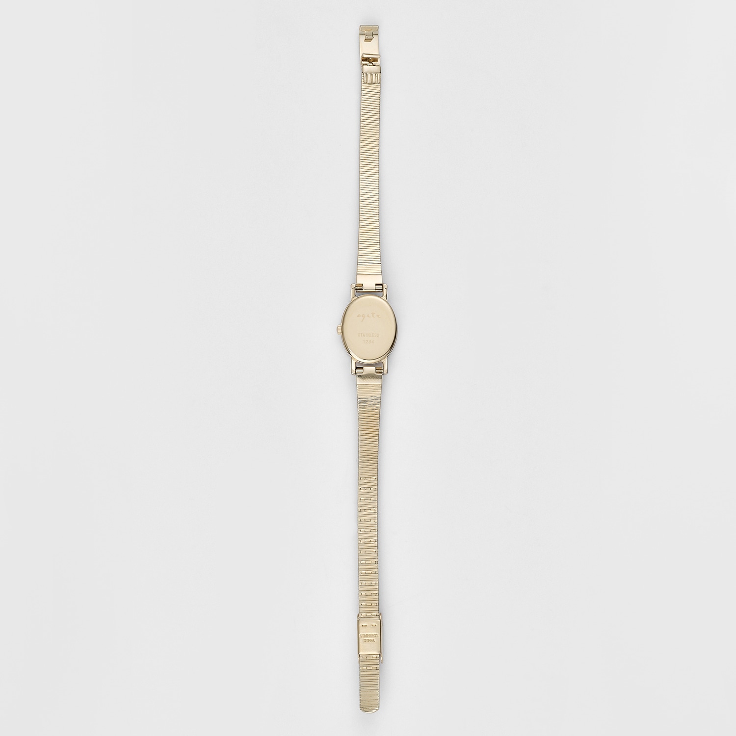 オーバルフェイスウォッチ／ブラウンゴールド｜時計｜アガット 公式