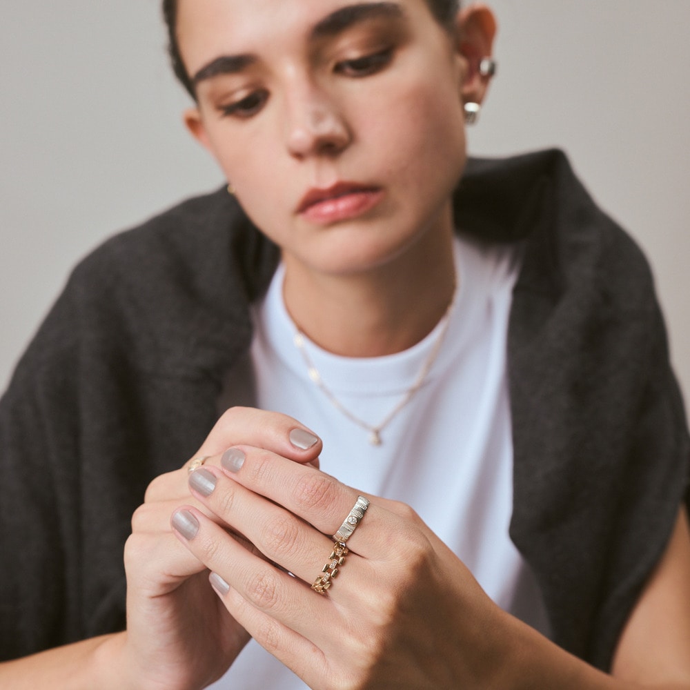 シルバー／5Kダイヤモンドリング（S）｜リング｜アガット 公式