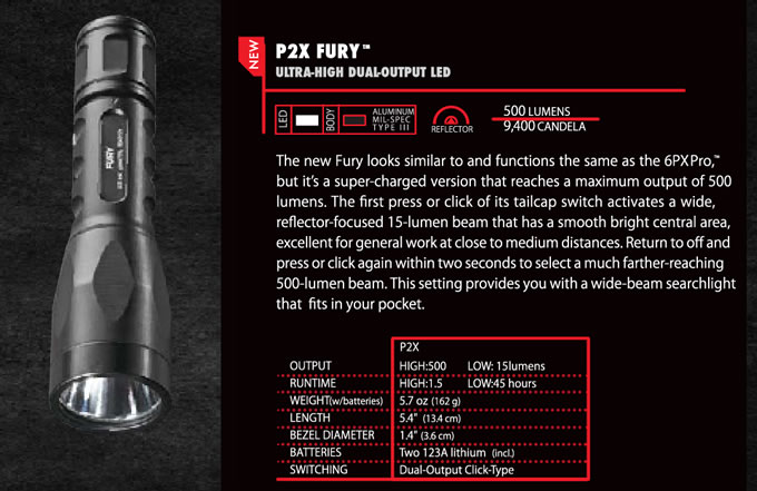 AGGRESSOR GROUP WEB SHOP / P2X FURY LED LIGHT / SUREFIRE