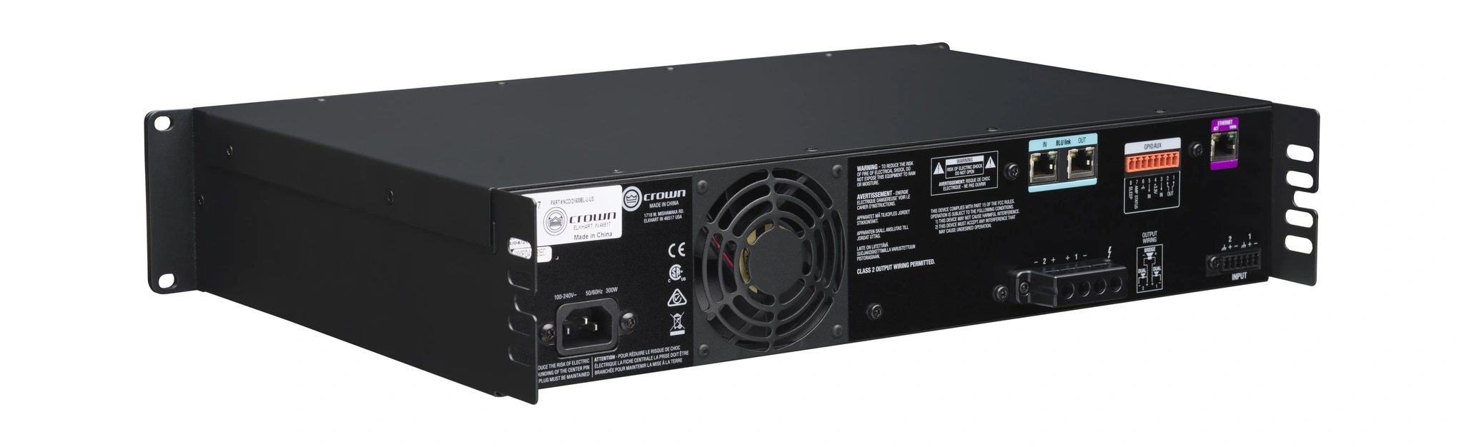 CDi 2|600BL | Crown Audio - Professional Power Amplifiers