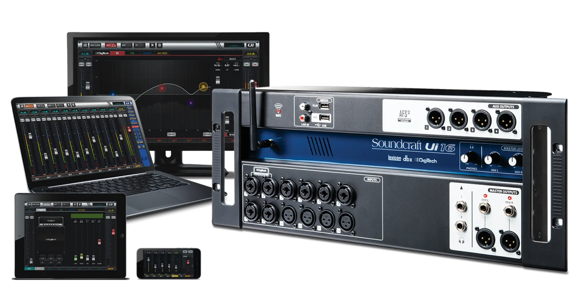 Ui16 | Soundcraft - Professional Audio Mixers | English