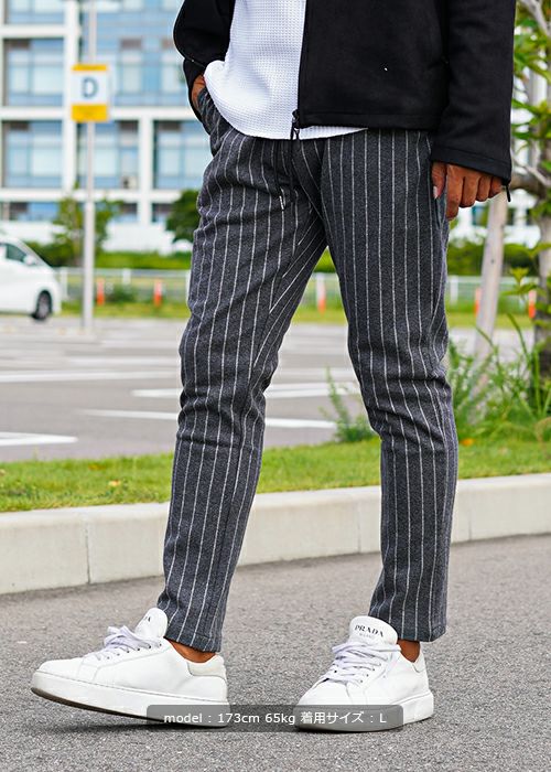 SALE】リラックスストライプパンツ | adamsJUGGLER（アダムス