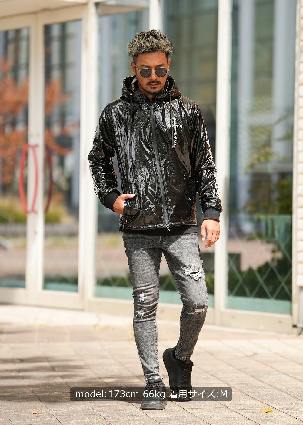 RTEG Z.TレザーO.Eロングジップパーカー | adamsJUGGLER（アダムス