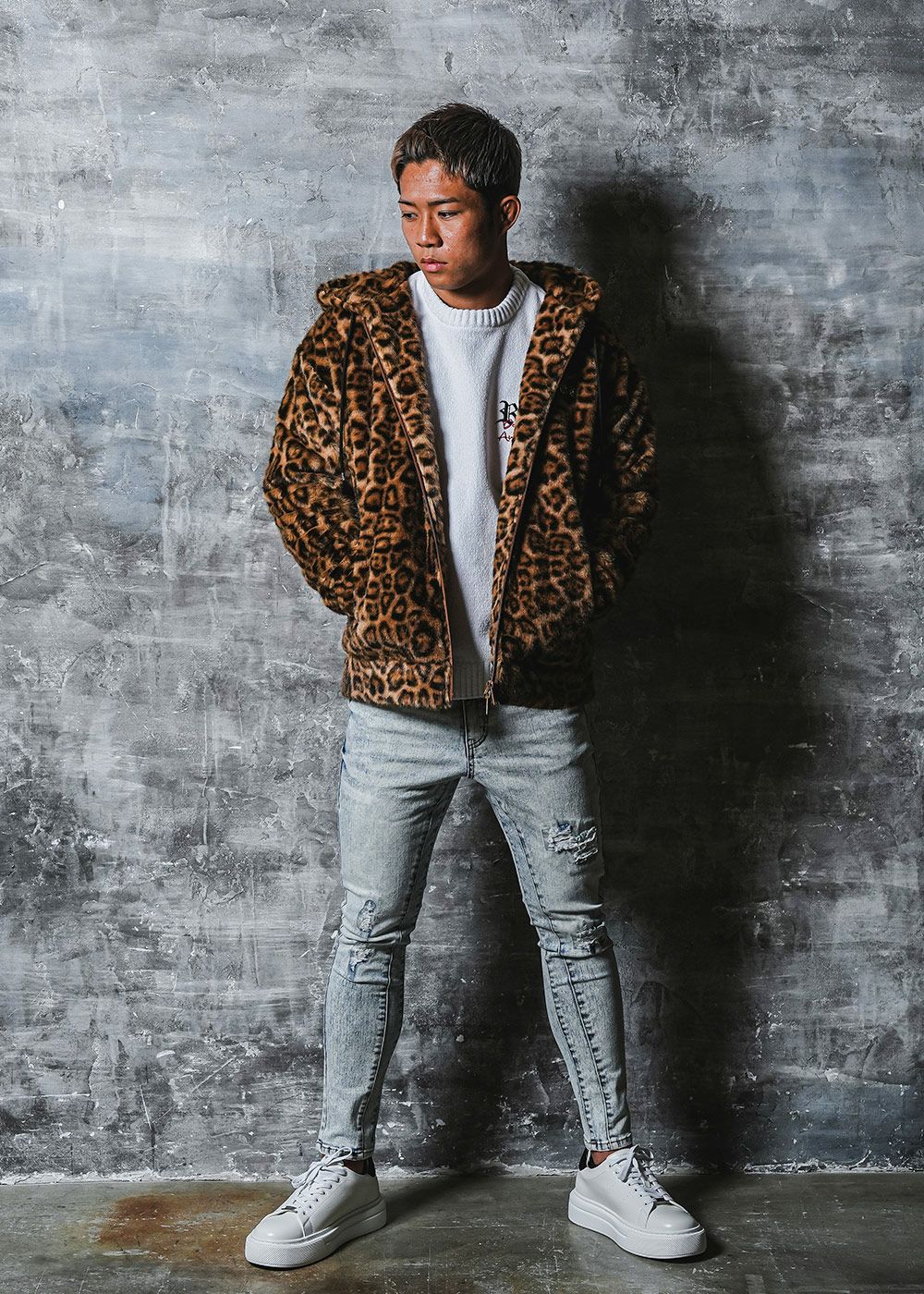 RTEGレオパードファーフーディー | adamsJUGGLER（アダムスジャグラー