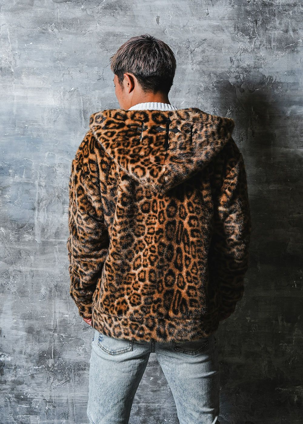 RTEGレオパードファーフーディー | adamsJUGGLER（アダムスジャグラー