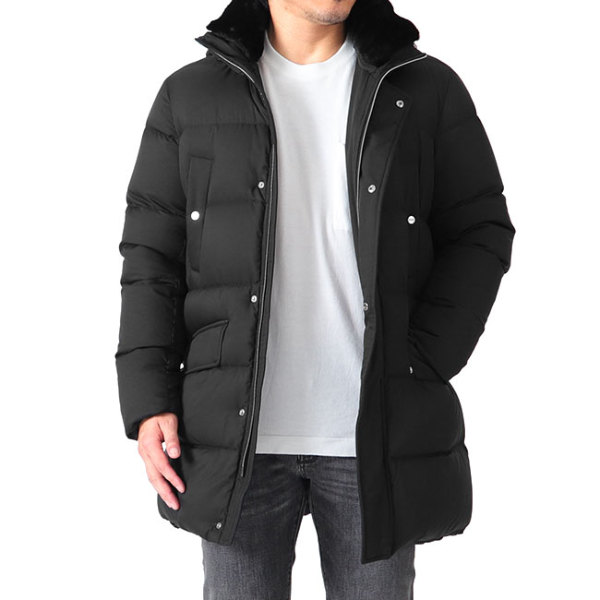 HERNO ヘルノ デタッチャブルフード スタンドカラー ダウンコート