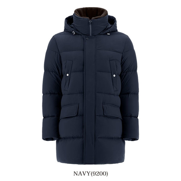 HERNO ヘルノ デタッチャブルフード スタンドカラー ダウンコート