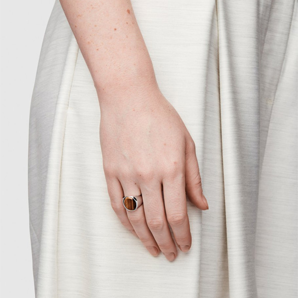 TOMWOOD トムウッド Oval Tiger Eye オーバル タイガーアイ リング