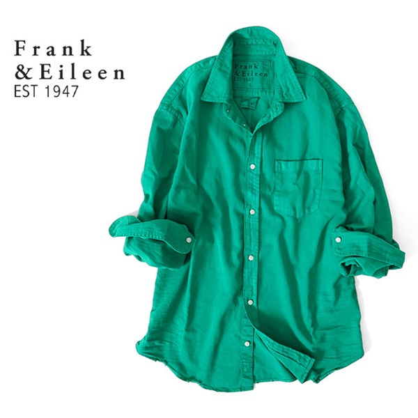 Frank&Eileen フランク&アイリーン LUKE ルーク カラー デニムシャツ