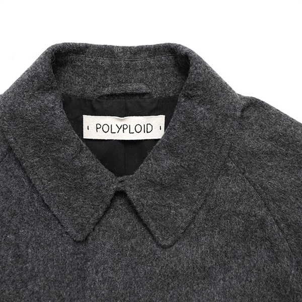 POLYPLOID ポリプロイド ウールステンカラーコート C-1-001-045