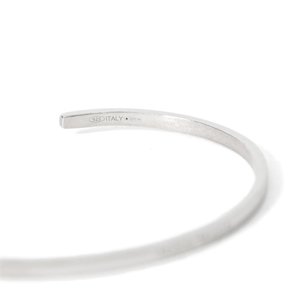 Maison Margiela メゾンマルジェラ ネームロゴ シルバー バングル