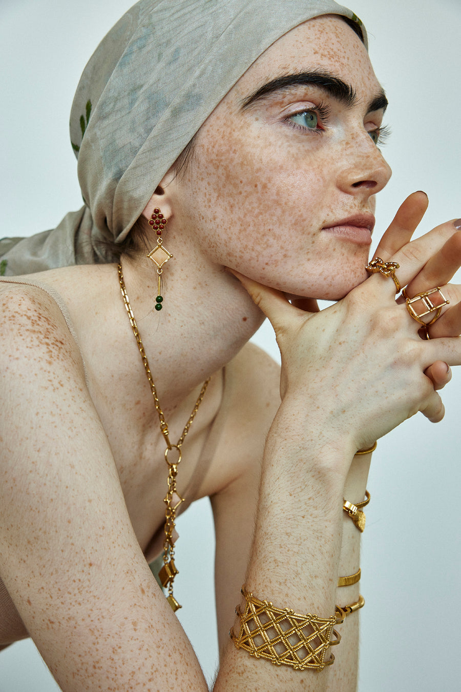 ADER.bijoux（アデルビジュー）｜VINTAGE METAL mesh bangle/バングル