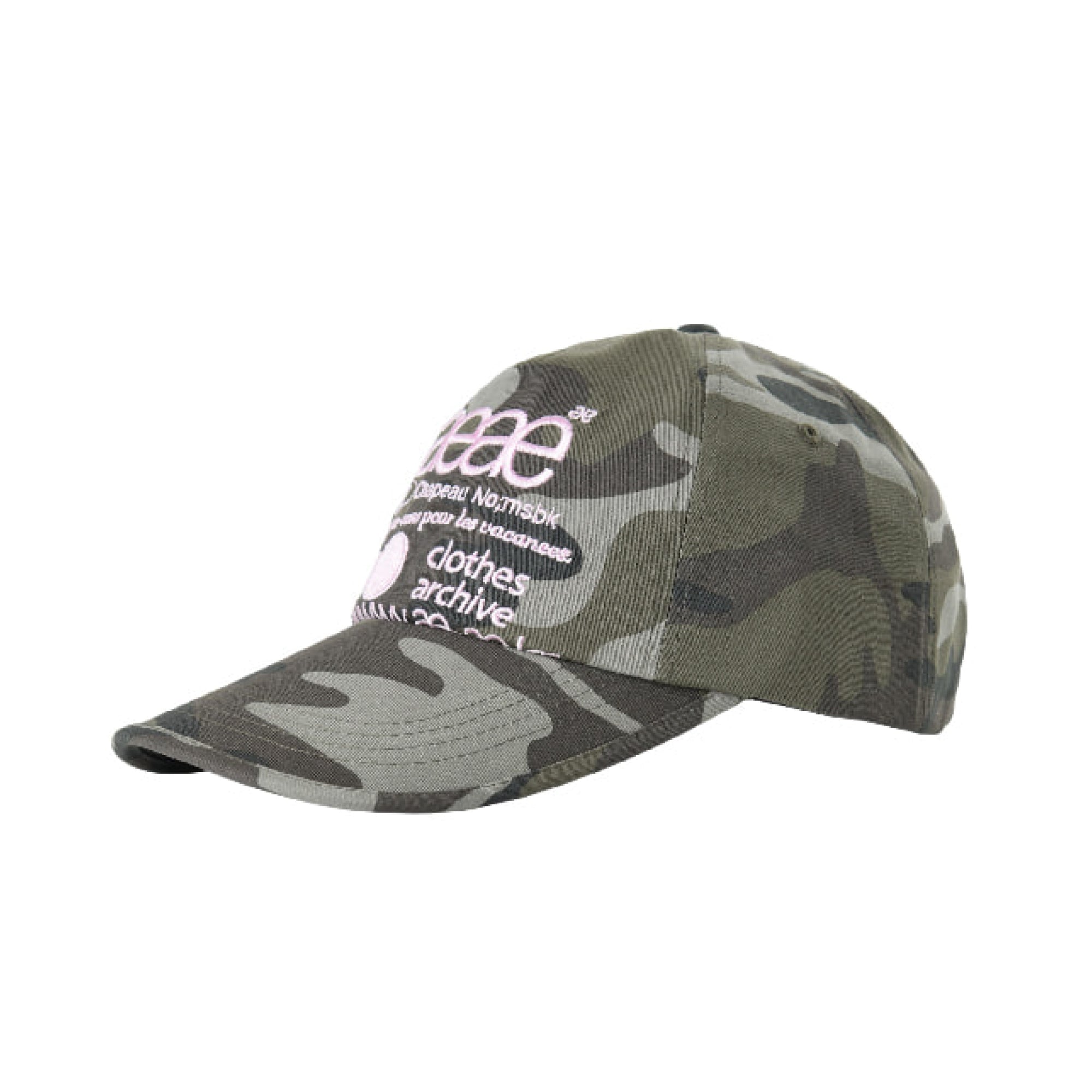 WEB LOGO CAMO 5 PANNEL CAP [GREEN] – aeae JAPAN