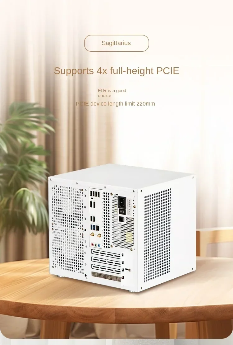 Sagittarius 8-bay NAS chassis with backboard, ATX power supply