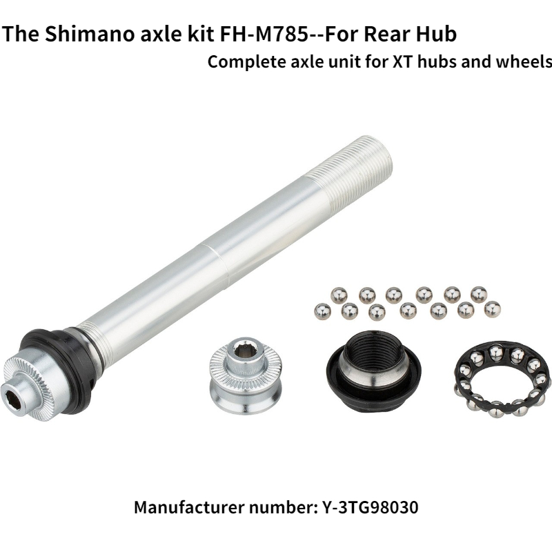 Shimano mountain bike XT M785 M8000 front and rear hub wheel set