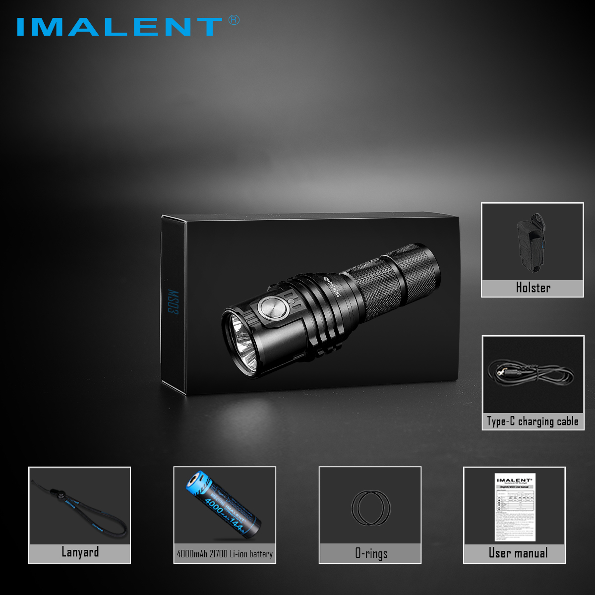IMALENT MS03 13000 Lumens Powerful Mini Flashlight EDC Torch With