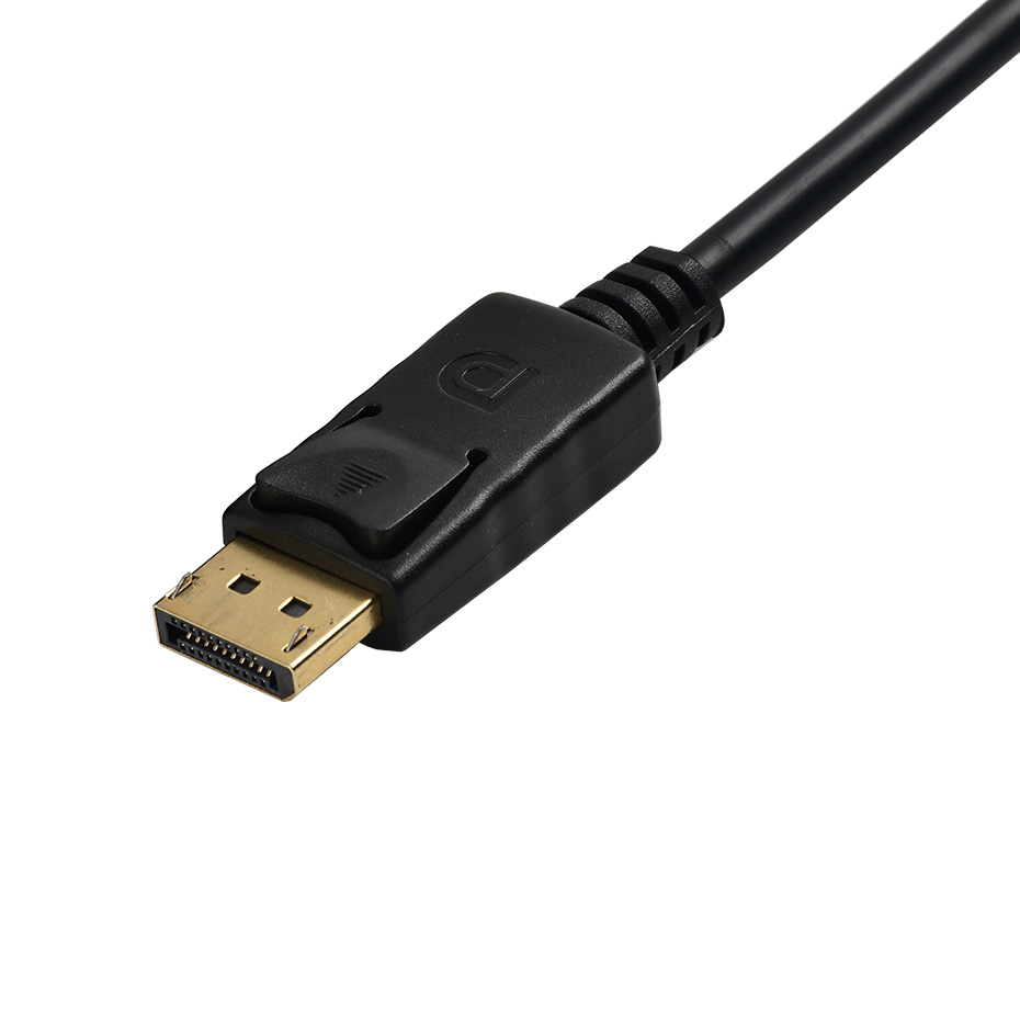 ディスプレイポートからDVI-Dシングルリンクケーブル、DPオスからDVI-D