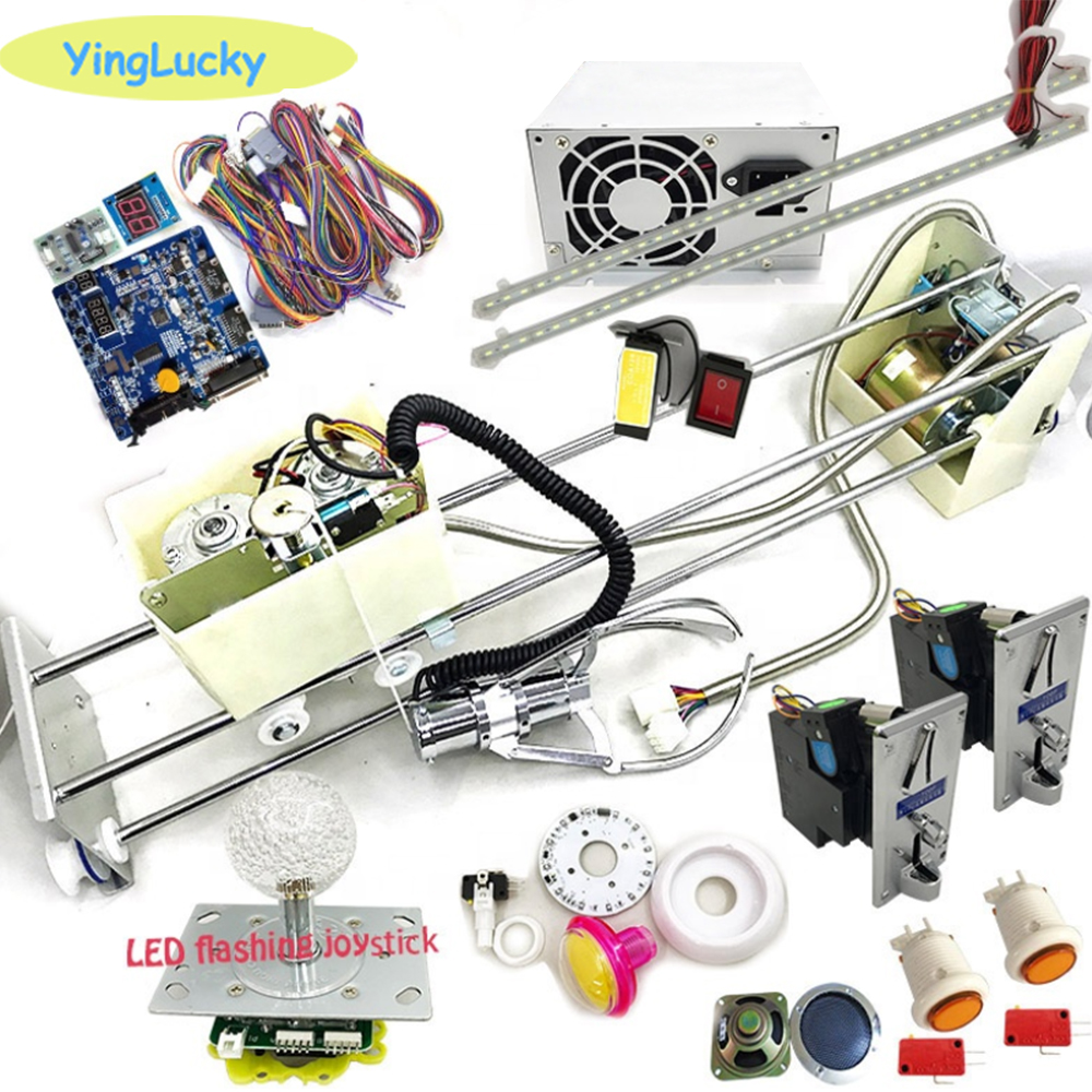 アーケード爪ゲーム自動販売機diyキットのおもちゃのクレーン機キット