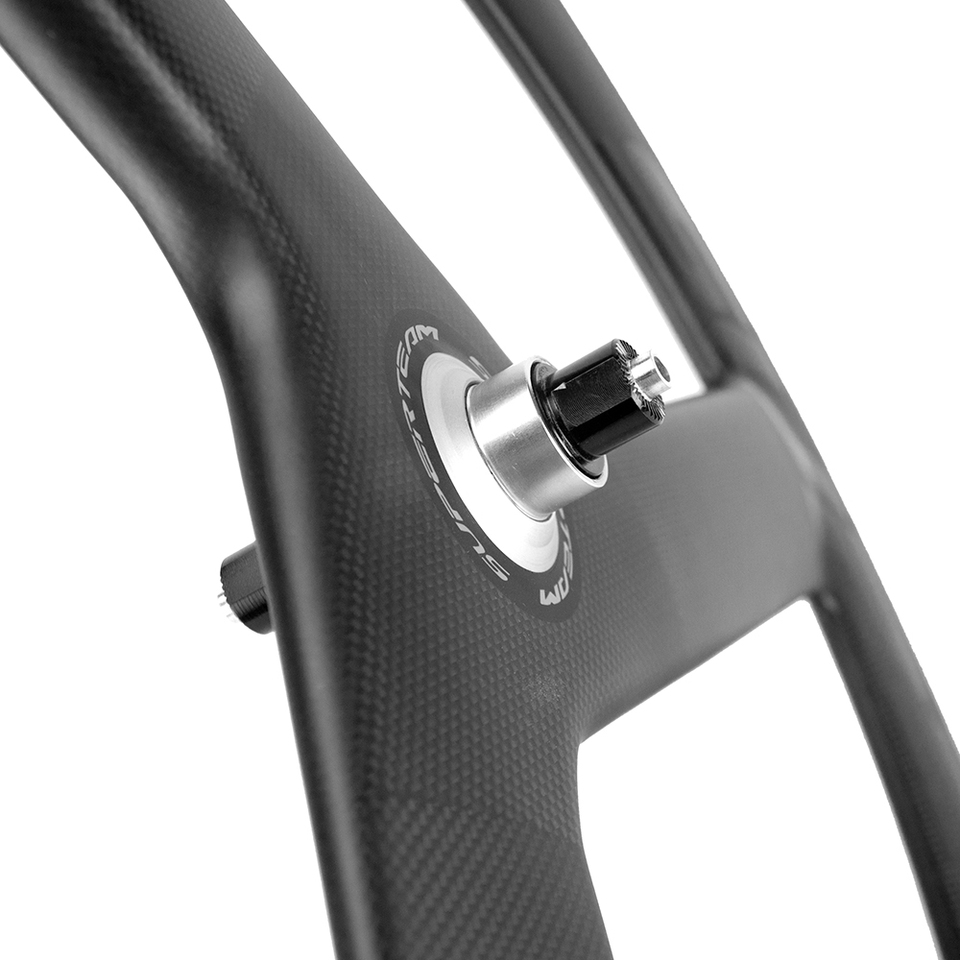 Superteam-3スポークカーボンホイール,固定ギア,トラックおよびロード