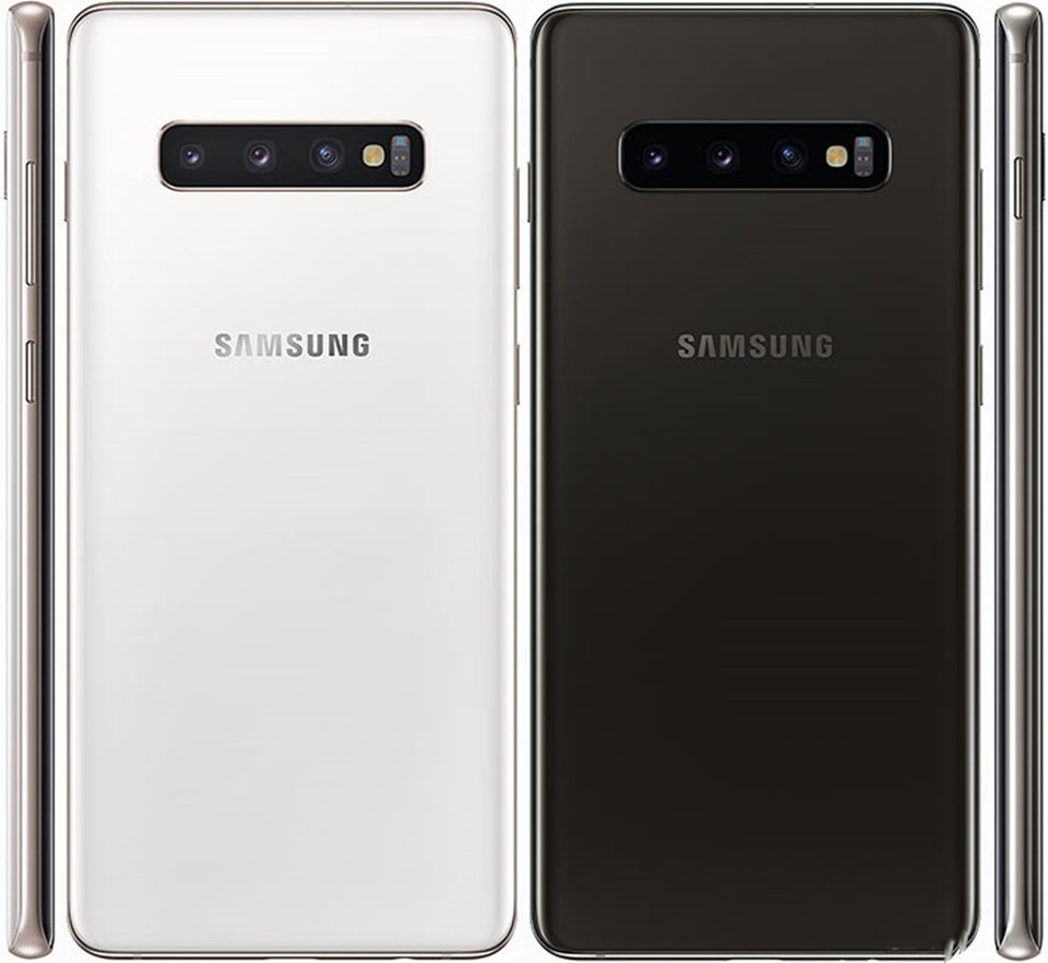 Samsung-Galaxy s10 plusオリジナルのAndroid携帯電話,デュアルSIM