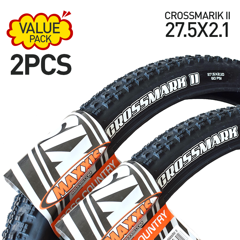 2pc MAXXIS 26 CROSSMARK Bicycle Tire 26*2.1 27.5*1.95 Steel Wire