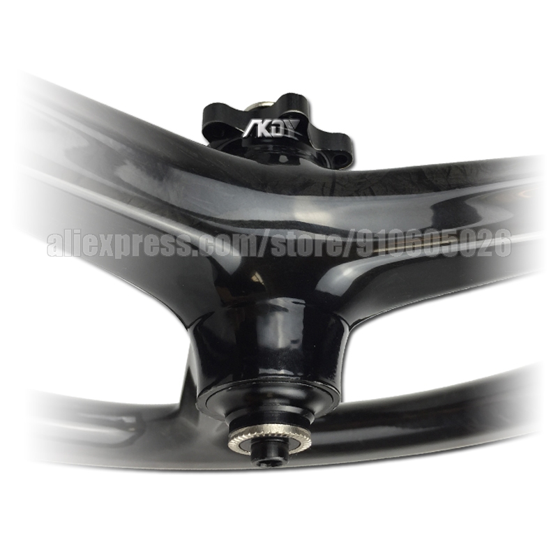 3本スポークカーボンホイールセット、3本スポークホイール、ディスク