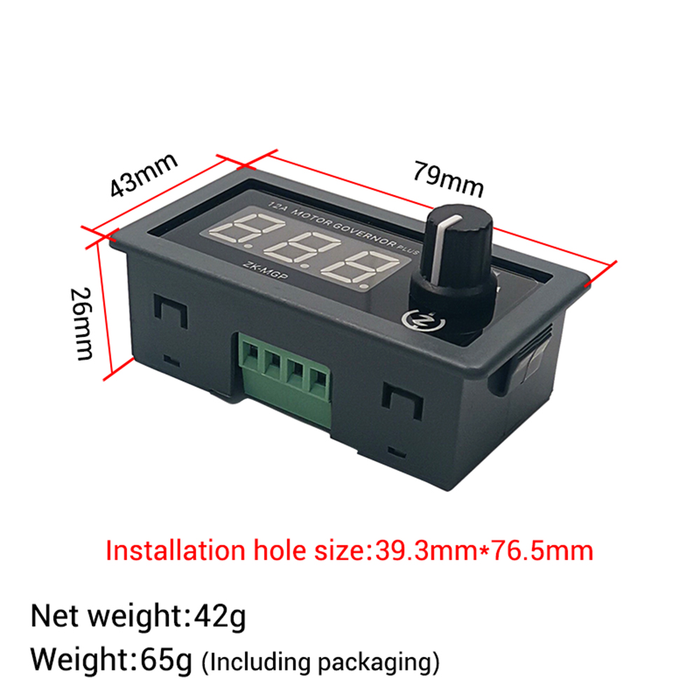 調整可能なモータースピードコントローラー1khz-99khz,vdc 5-30v 12a