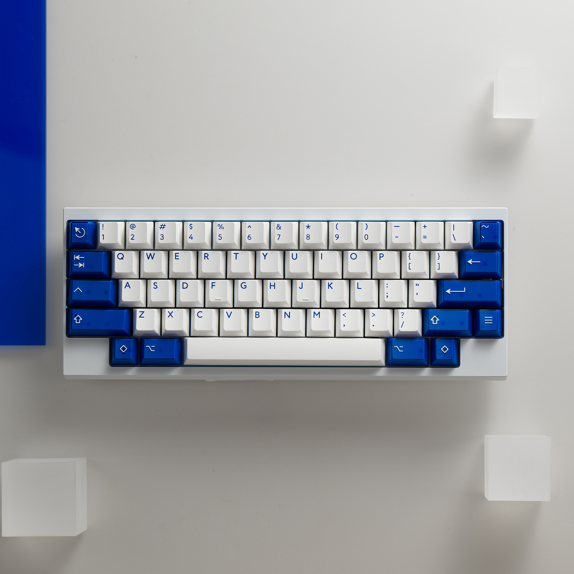 PBTfans Klein Blue R3 ABS material Cherry profile Doubleshot fit