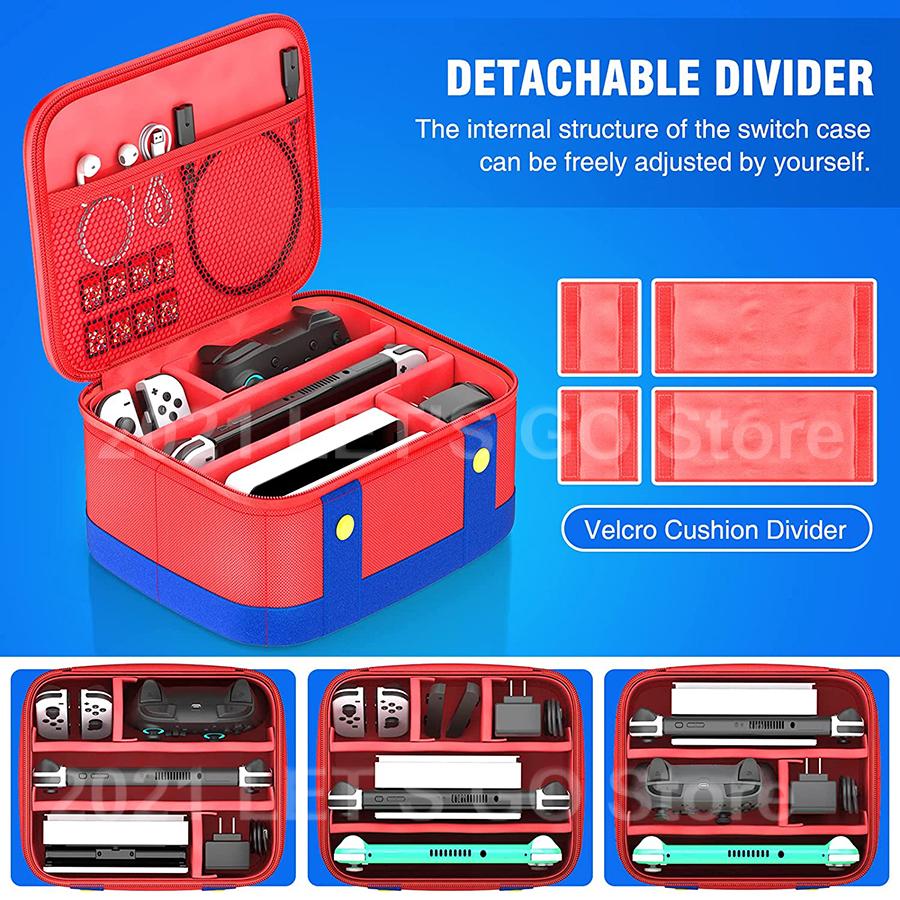 ニンテンドースイッチ＆OLEDトラベルキャリングケース ポータブル収納