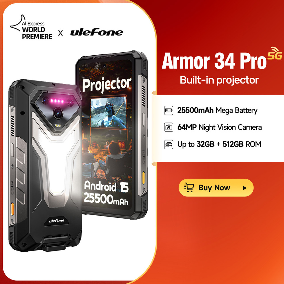 新品】Ulefone AI スマートフォン Armor 34 Pro 5G 25500mAh 内蔵