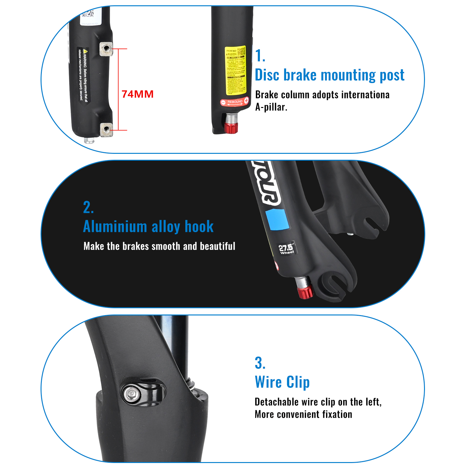 SR SUNTOUR XCR マウンテンバイク サスペンション フォーク 120mm