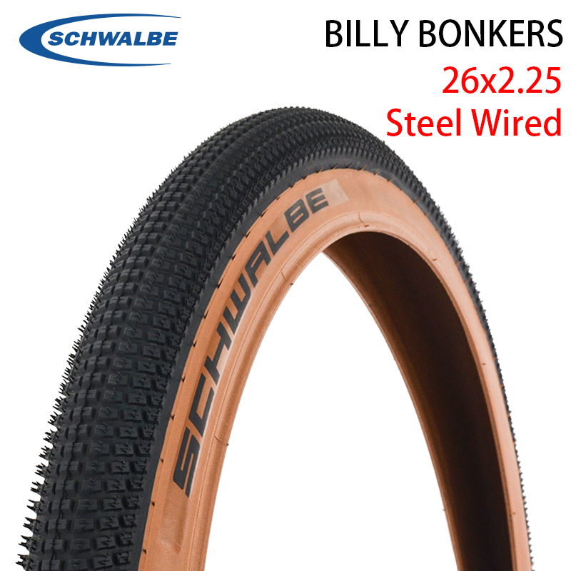 BILLY BONKERS Bicycle Tire 26x2.10 2.25 54-559 26inch Brown