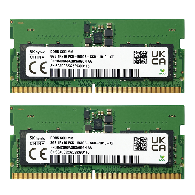 SK hynix DDR5 8GB 16GB 5600MHz RAM 1Rx16 PC5 - 5600B 1.1V Laptopk