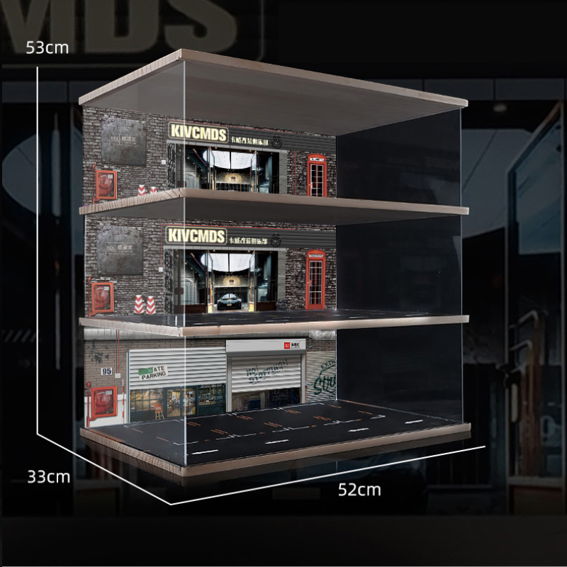 ジオラマ1 18ガレージモデルダイキャストカー1 24おもちゃの