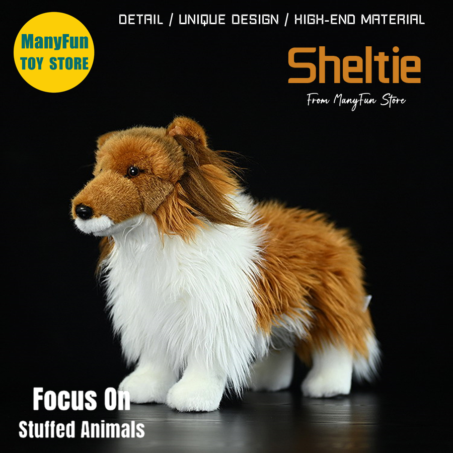 高忠実度の犬のおもちゃ,シープドッグ,ラフコリー,リアルな動物