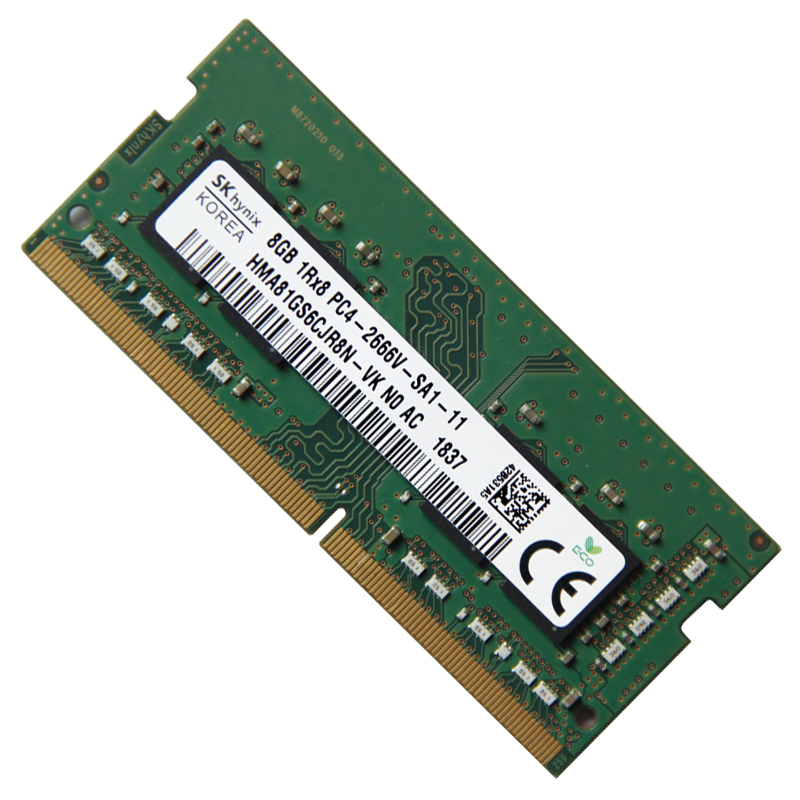 SK ハイニックス DDR4 8 ギガバイト 16 ギガバイト 2666MHz RAM 1Rx8