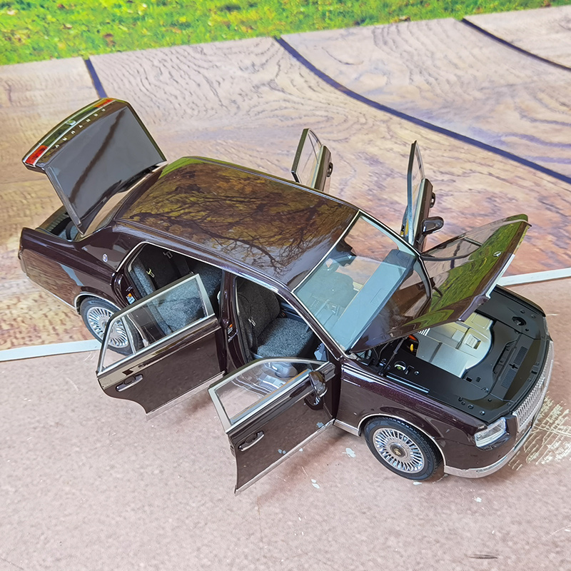 液晶1:18トヨタセンチュリー合金フルオープンカーモデルカーモデル友達