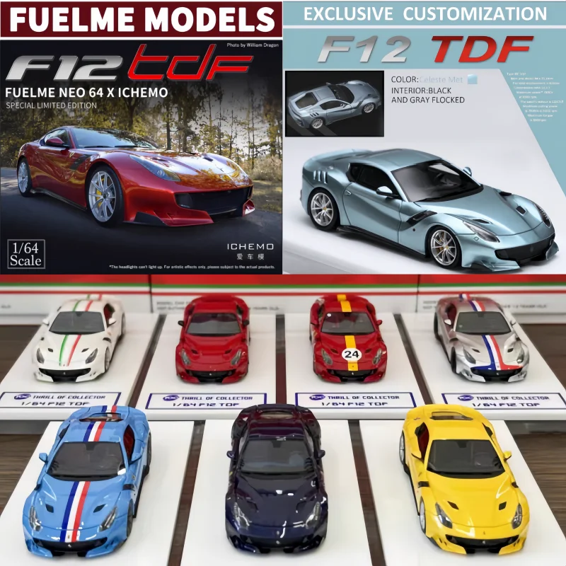 FuelMe X TOC 1:64 Various colors F12 TDF Resin miniature model