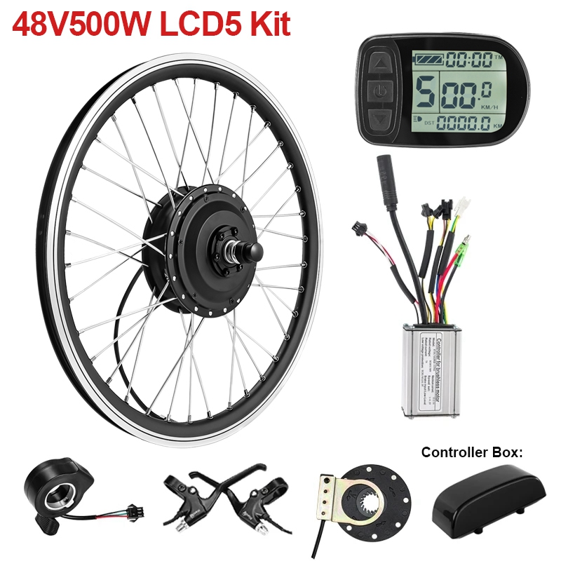 電動自転車フロントリアホイールハブモーター 36V 48V 350W 500W мотор