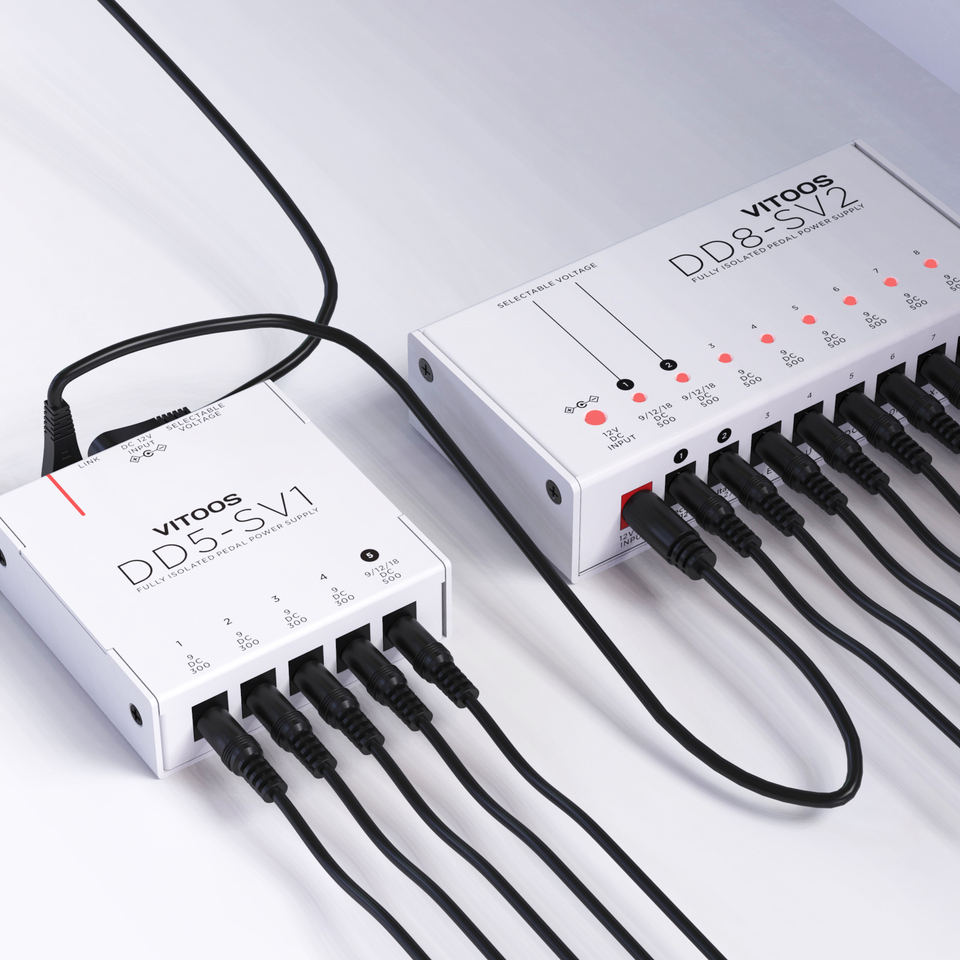 VITOOS DD5-SV1 effect pedal power supply fully isolated Filter