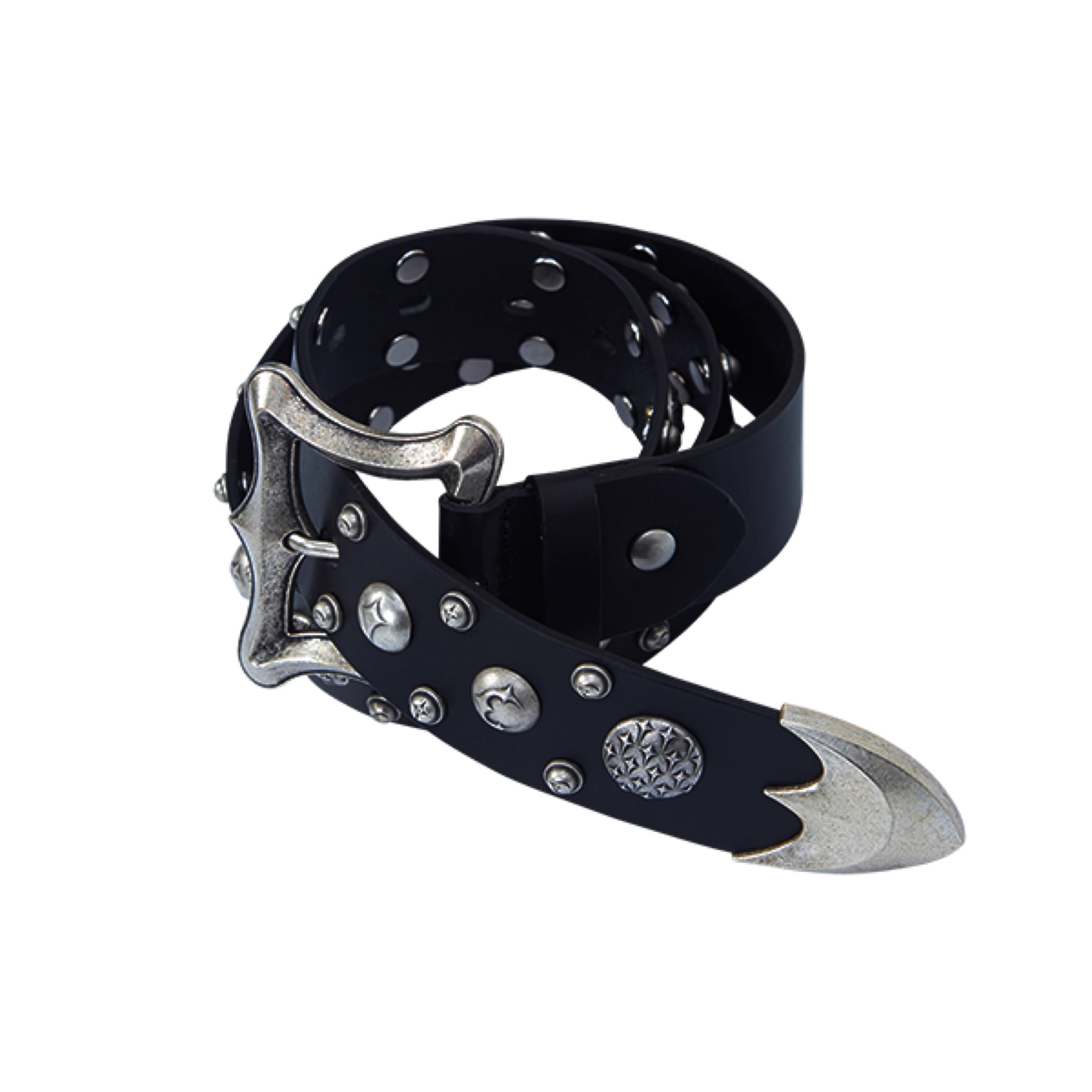 2025 メタルキールベルト ヒップホップ ストリート 本革ベルト メンズ