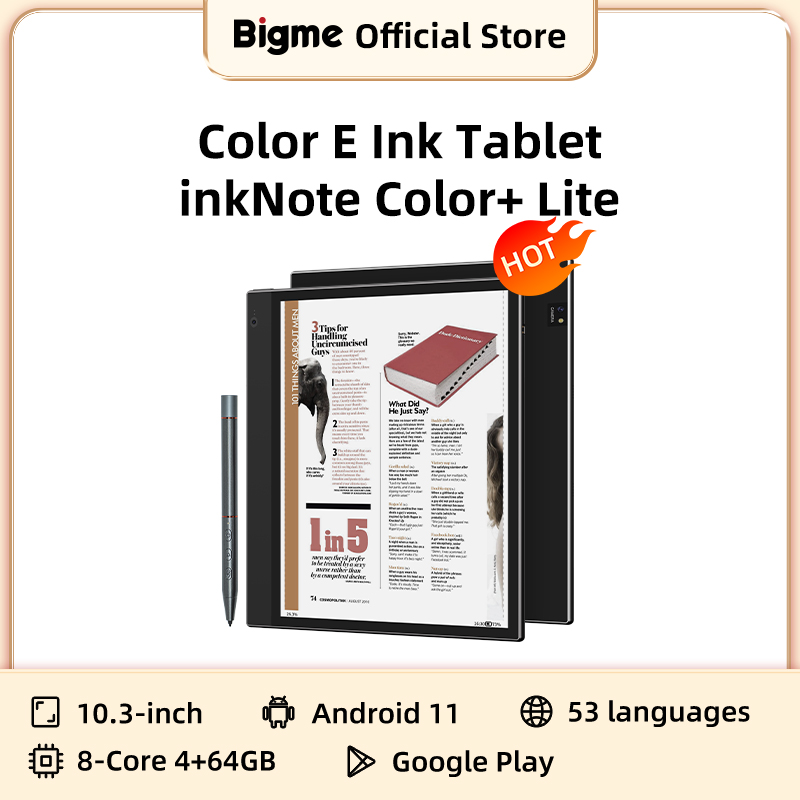 BIGME inkNote Color+ Lite 10.3 インチ e インク電子ブックリーダー