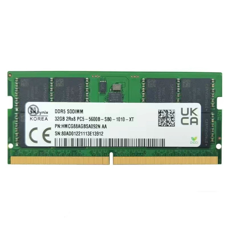SK Hynix PC5 32GB 2Rx8 5600B DDR5 5600MHz SO-DIMM RAM Original